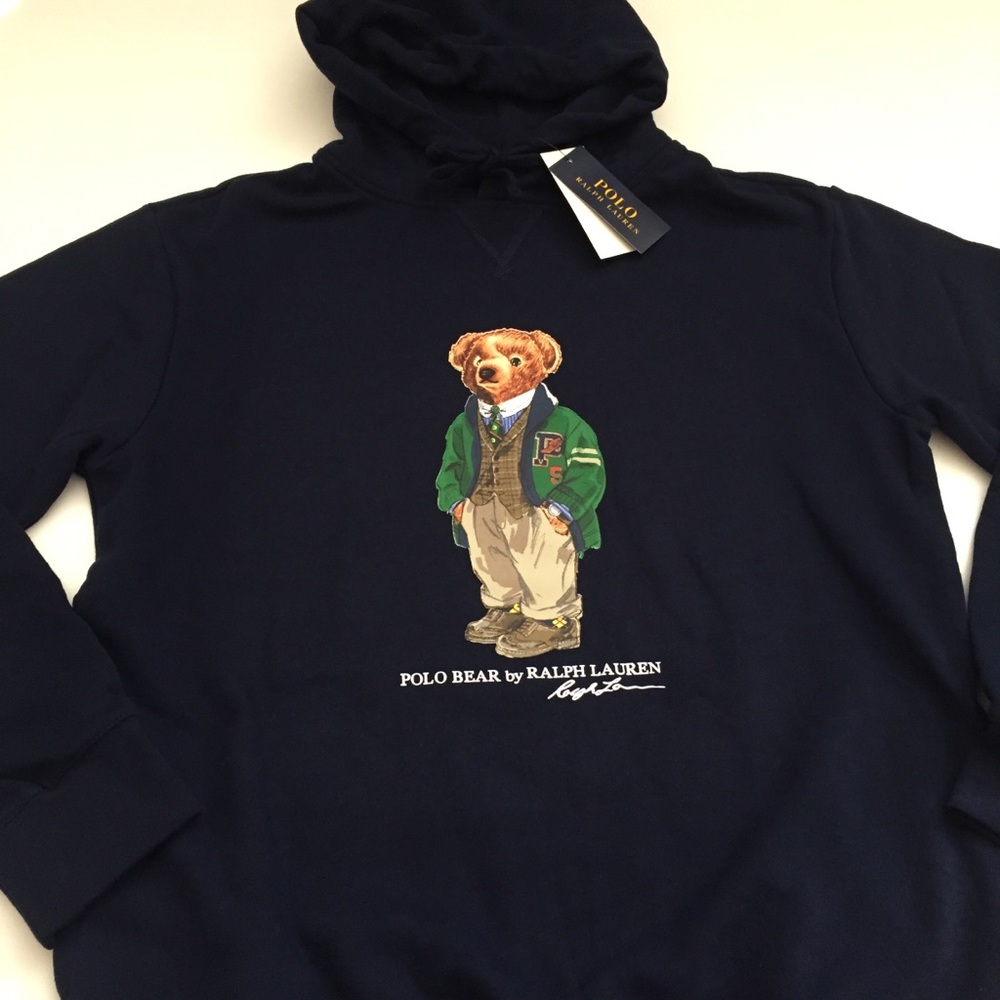 Polo Ralph Lauren Preppy Bear Hoodie - Picture 3 of 5